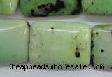 CAU206 15.5 inches 22*30mm rectangle Australia chrysoprase beads