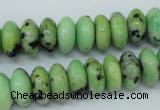 CAU220 15.5 inches 6*12mm rondelle Australia chrysoprase beads