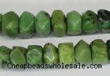 CAU32 15.5 inches 8*12mm nugget australia chrysoprase beads wholesale