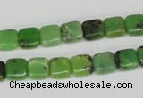 CAU34 15.5 inches 8*8mm square australia chrysoprase beads wholesale