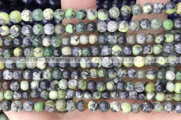 CAU520 15.5 inches 4.5mm - 5mm round Chinese chrysoprase beads