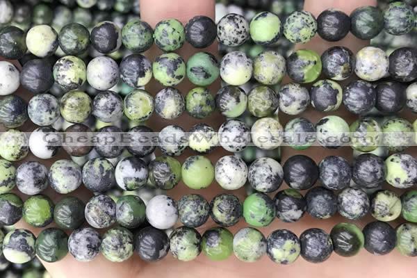 CAU522 15.5 inches 7mm round Chinese chrysoprase beads