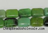 CAU63 15.5 inches 10*14mm rectangle Australia chrysoprase beads