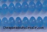 CBC271 15.5 inches 5*8mm A grade rondelle ocean blue chalcedony beads