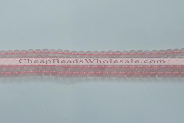 CBC301 15.5 inches 6mm round pink chalcedony beads wholesale