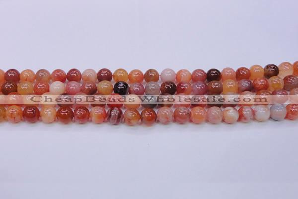 CBC403 15.5 inches 10mm A grade round orange chalcedony beads