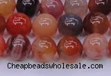 CBC404 15.5 inches 12mm A grade round orange chalcedony beads