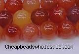 CBC415 15.5 inches 14mm AA grade round orange chalcedony beads