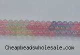 CBC422 15.5 inches 8mm round mixed chalcedony beads wholesale