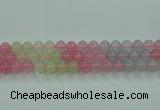 CBC423 15.5 inches 10mm round mixed chalcedony beads wholesale