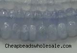 CBC446 15.5 inches 5*8mm faceted rondelle blue chalcedony beads