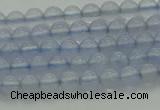 CBC450 15.5 inches 4mm round blue chalcedony beads wholesale