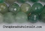 CBC702 15.5 inches 8mm faceted round African green chalcedony beads