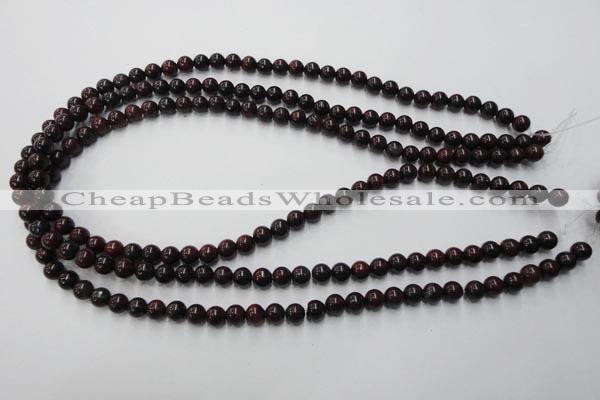 CBD151 15.5 inches 6mm round Chinese brecciated jasper beads