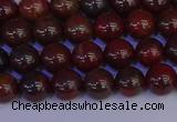 CBD351 15.5 inches 6mm round poppy jasper beads wholesale