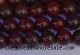 CBD352 15.5 inches 8mm round poppy jasper beads wholesale