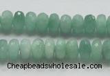 CBJ02 15.5 inches 6*10mm faceted rondelle jade beads wholesale