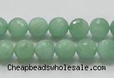 CBJ07 15.5 inches 10mm faceted round jade beads wholesale