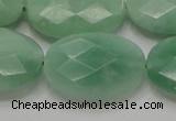 CBJ31 15.5 inches 22*30mm faceted oval jade beads wholesale