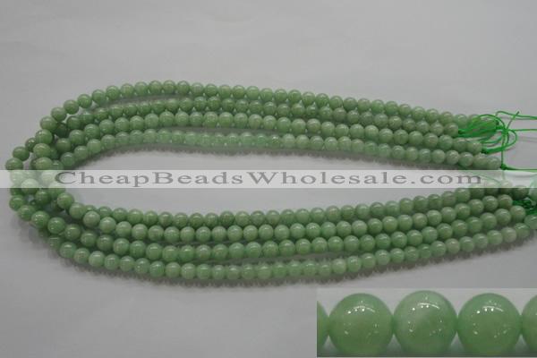 CBJ326 15.5 inches 6mm round AA grade natural jade beads