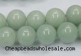 CBJ330 15.5 inches 14mm round AA grade natural jade beads