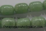 CBJ338 15.5 inches 12*16mm drum AA grade natural jade beads