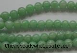 CBJ342 15.5 inches 6mm round AAA grade natural jade beads