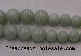 CBJ409 15.5 inches 6mm - 12mm round natural jade beads wholesale