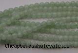 CBJ410 15.5 inches 4mm round natural jade beads wholesale