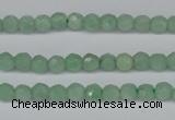 CBJ45 15.5 inches 3mm faceted round jade beads wholesale