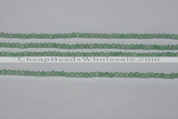 CBJ45 15.5 inches 3mm faceted round jade beads wholesale