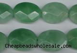 CBJ49 15.5 inches 15*20mm faceted oval jade beads wholesale