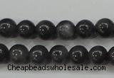 CBJ502 15.5 inches 6mm round black jade beads wholesale