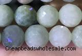 CBJ666 15.5 inches 6mm faceted round jade beads wholesale