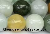 CBJ692 15 inches 10mm round jade gemstone beads