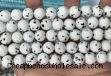 CBJ748 15.5 inches 10mm round dalmatian jade gemstone beads wholesale