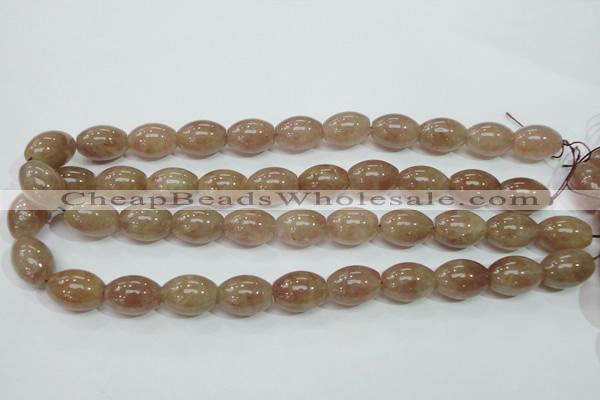 CBQ227 15.5 inches 13*18mm rice strawberry quartz beads