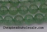 CBQ492 15.5 inches 8mm round green strawberry quartz beads