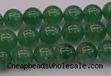 CBQ496 15.5 inches 6mm round green strawberry quartz beads