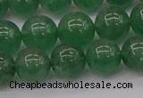 CBQ498 15.5 inches 10mm round green strawberry quartz beads