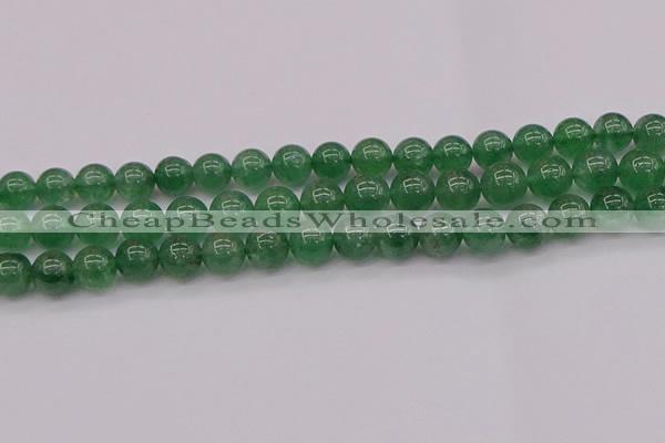 CBQ498 15.5 inches 10mm round green strawberry quartz beads