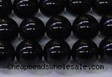 CBQ503 15.5 inches 10mm round natural black quartz beads