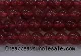 CBQ621 15.5 inches 6mm round strawberry quartz beads wholesale