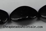 CBS222 15.5 inches 19*30mm nuggets blackstone beads wholesale