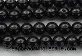 CBS500 15.5 inches 6mm round A grade black spinel beads