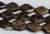 CBZ243 15.5 inches 13*18mm octagonal bronzite gemstone beads