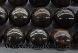 CBZ300 15.5 inches 16mm round bronzite gemstone beads wholesale