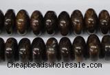 CBZ402 15.5 inches 6*12mm rondelle bronzite gemstone beads