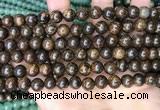 CBZ620 15.5 inches 8mm round bronzite beads wholesale