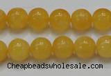 CCA06 15.5 inches 12mm round yellow calcite gemstone beads wholesale